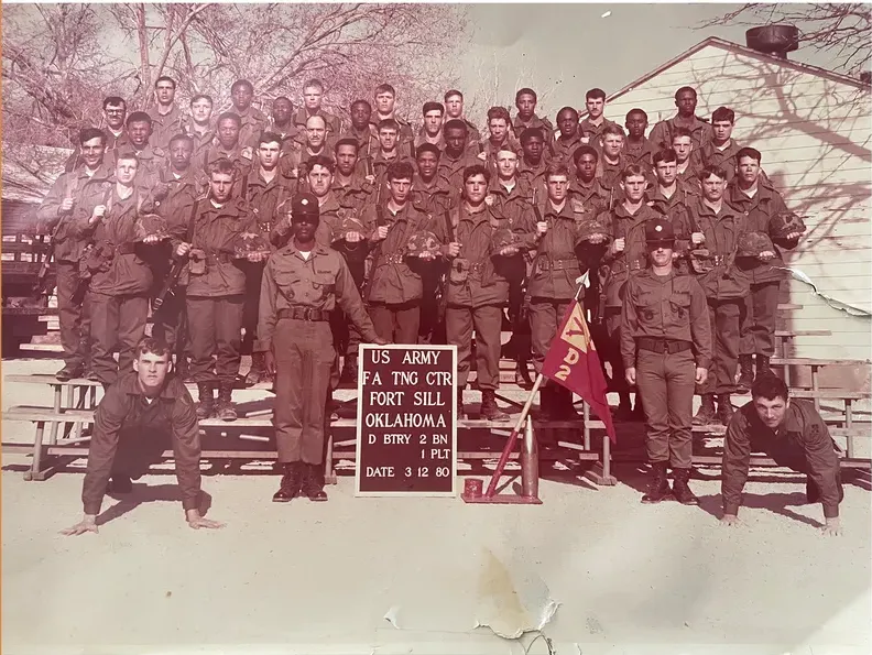 Original 1980s-plus photograph showing creases and tears, before photo restoration by MemoryCherish