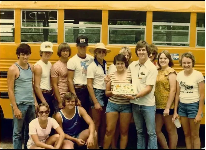 Original 1950s-1970s photograph showing discoloration, before photo restoration by MemoryCherish