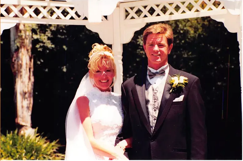 Original 1980s-plus photograph showing discoloration, before photo restoration by MemoryCherish
