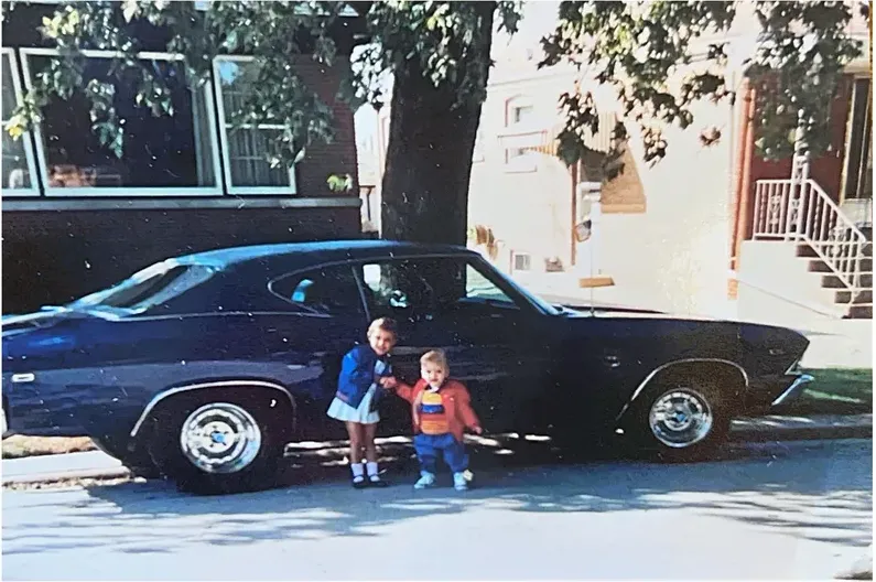 Original 1980s-plus photograph showing stains and marks, before photo restoration by MemoryCherish