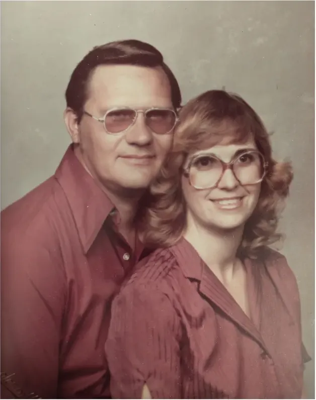 Original 1980s-plus photograph showing discoloration, before photo restoration by MemoryCherish