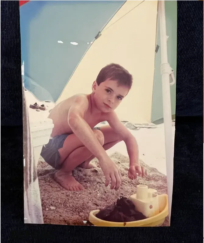 Original 1980s-plus photograph showing discoloration, before photo restoration by MemoryCherish