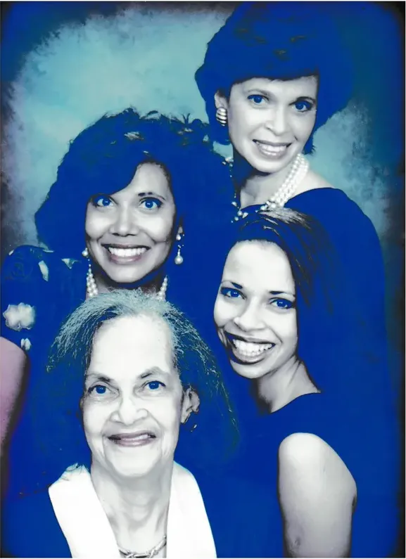 Original 1980s-plus photograph showing discoloration, before photo restoration by MemoryCherish