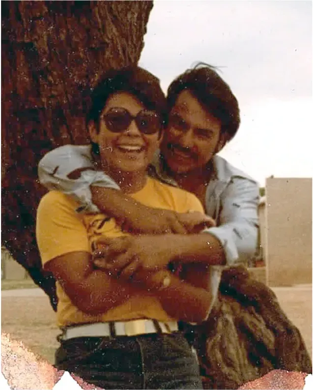 Original 1980s-plus photograph showing creases and tears, before photo restoration by MemoryCherish