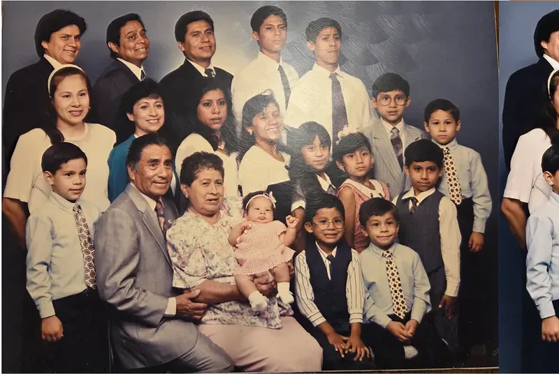 Original 1980s-plus photograph showing fading, before photo restoration by MemoryCherish