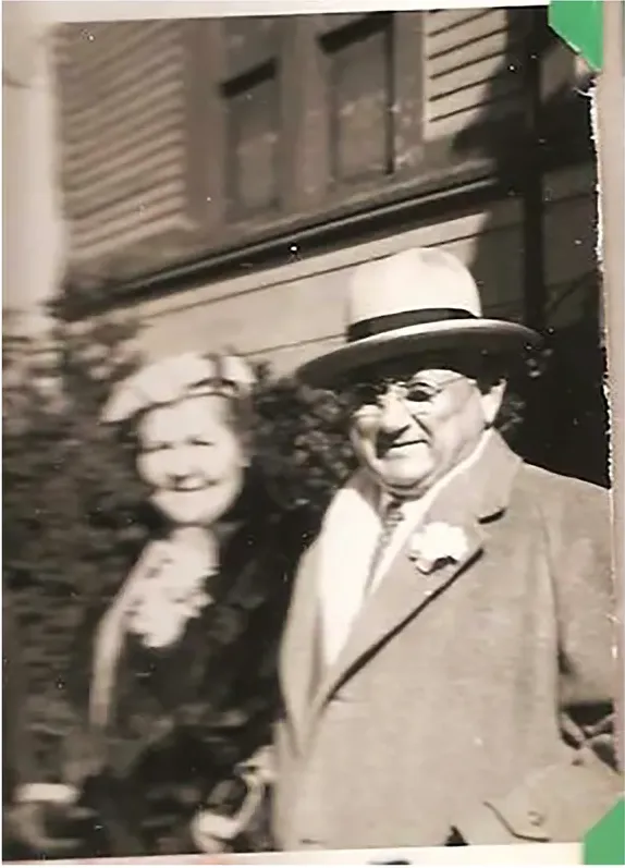Original pre-1950 photograph showing stains and marks, before photo restoration by MemoryCherish