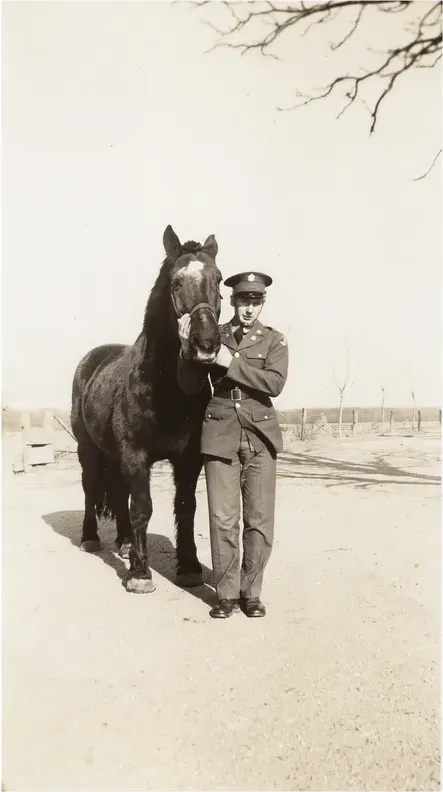 Black-and-white pre-1950 photograph before hand colorization by MemoryCherish artists