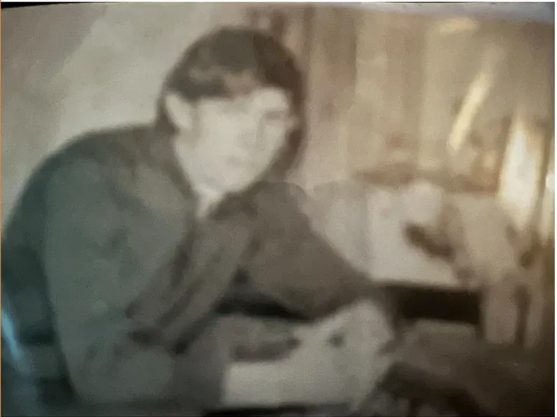 Black-and-white 1950s-1970s photograph before hand colorization by MemoryCherish artists