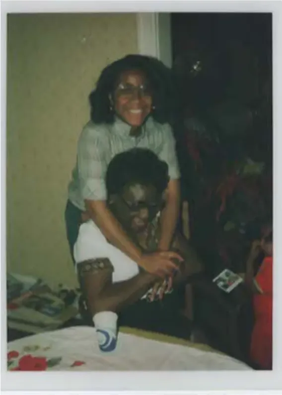 Original 1980s-plus photograph showing discoloration, before photo restoration by MemoryCherish