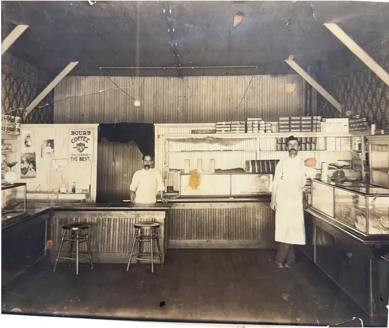 Original pre-1950 photograph showing creases and tears, before photo restoration by MemoryCherish