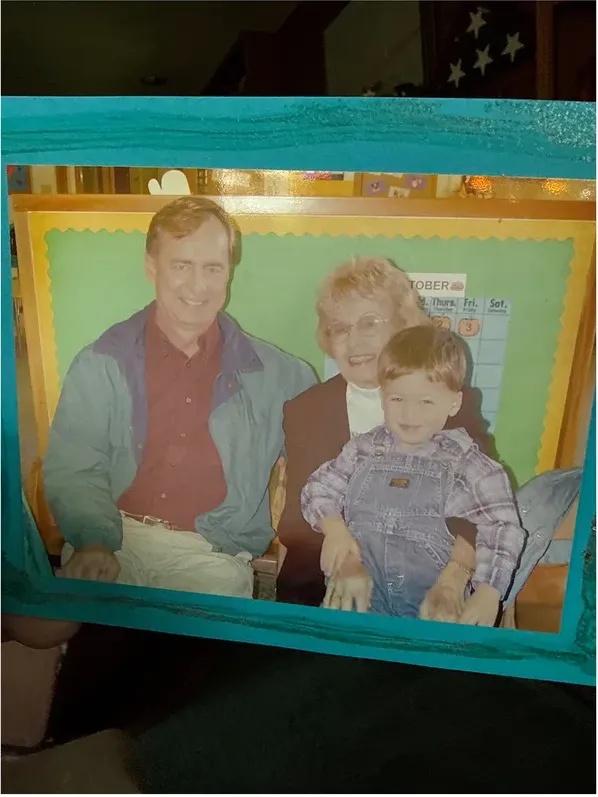 Original 1980s-plus photograph showing discoloration, before photo restoration by MemoryCherish