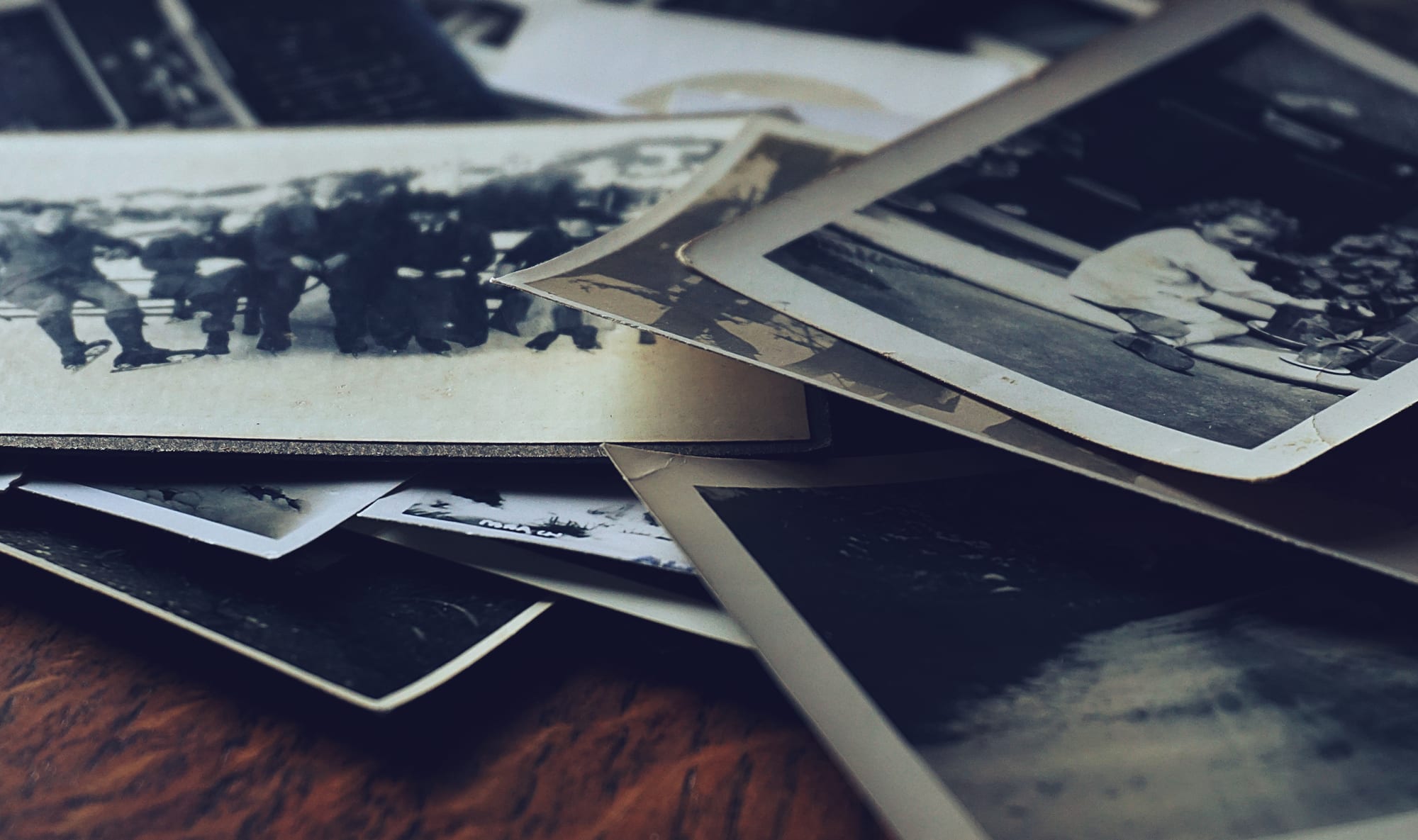Free Assorted Photos on Table Stock Photo