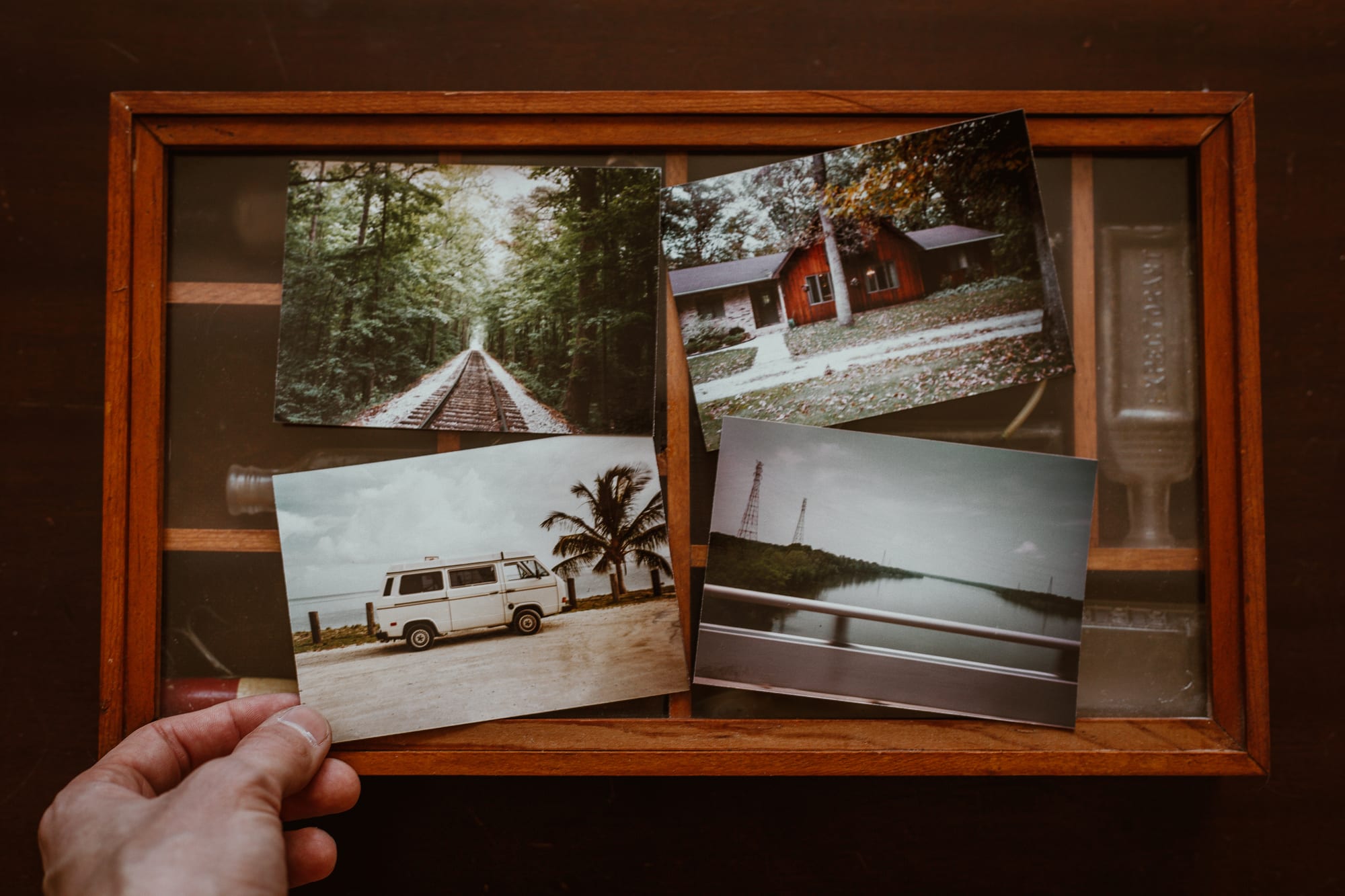Free Photo of Person Showing Old Photos Stock Photo