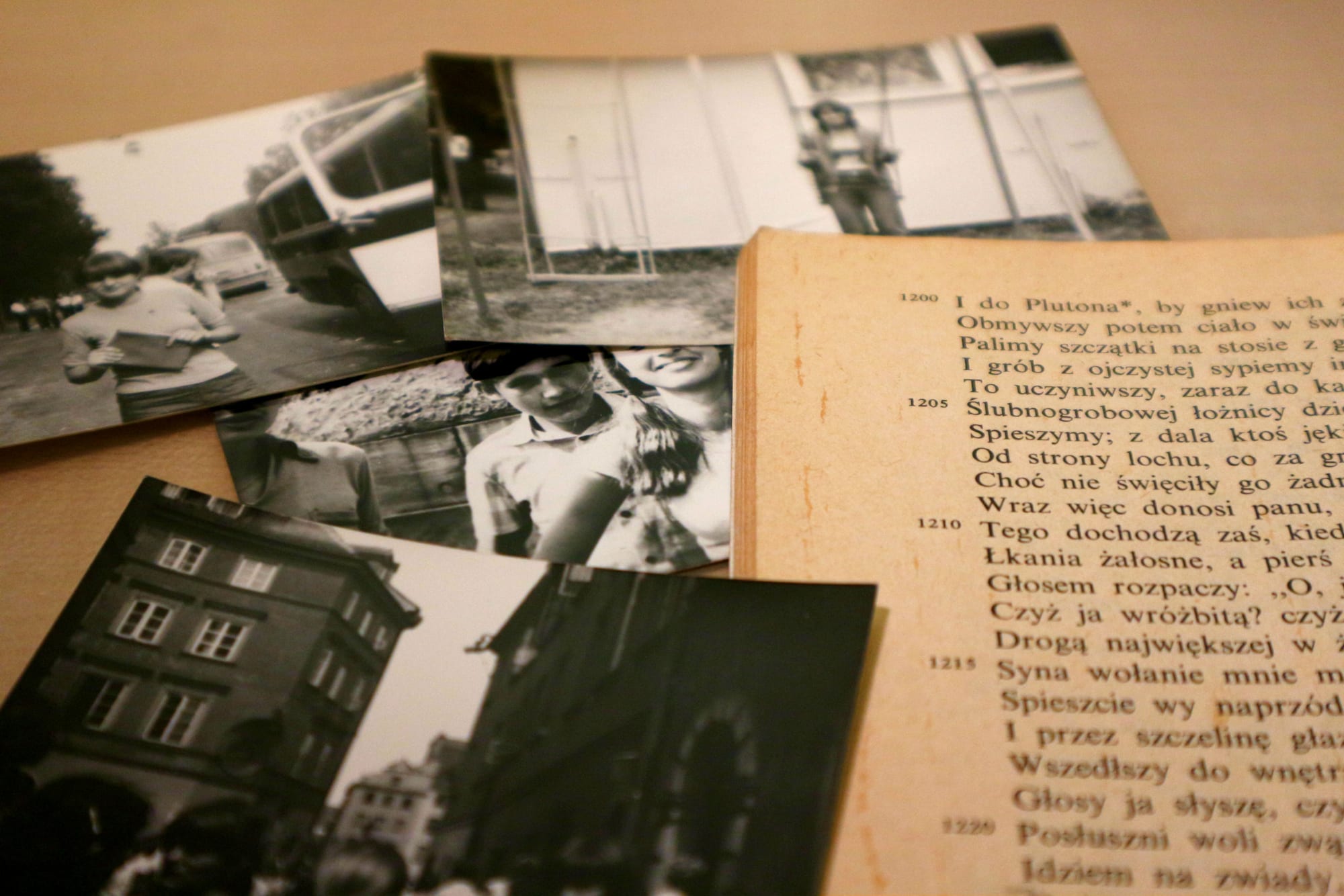 Free Photographs on the Table Stock Photo