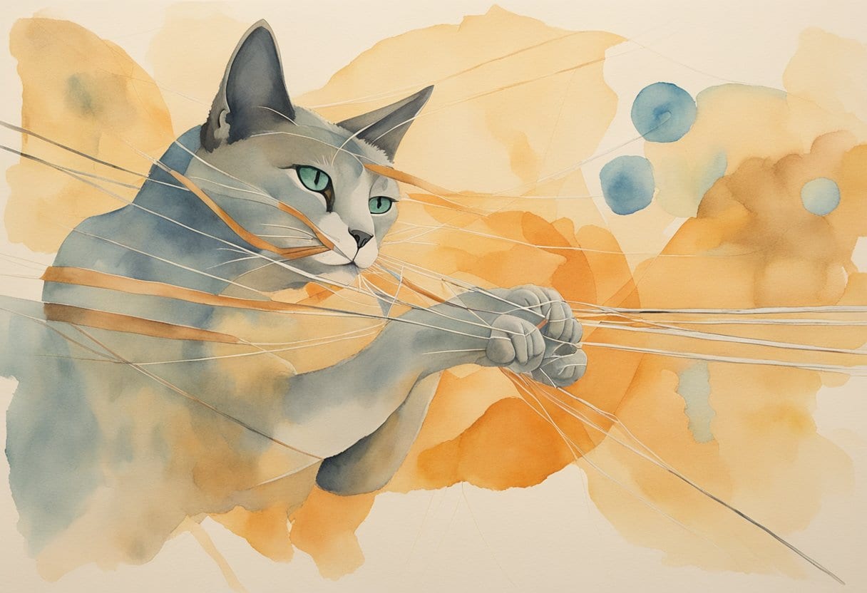 A cat's cradle string game is being played while indigenous healing songs are sung, representing traditional healing practices