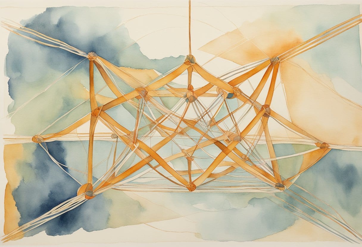 A taut Cat's Cradle string forms intricate patterns, symbolizing indigenous healing practices. Its significance lies in the interconnectedness of life