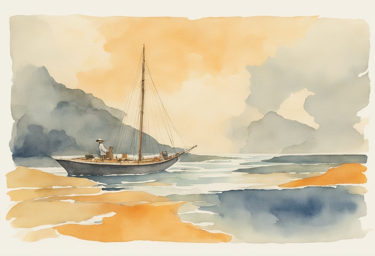 Jeanne Baret researching, mapping, and exploring new territories during a circumnavigation journey, breaking barriers for female explorers