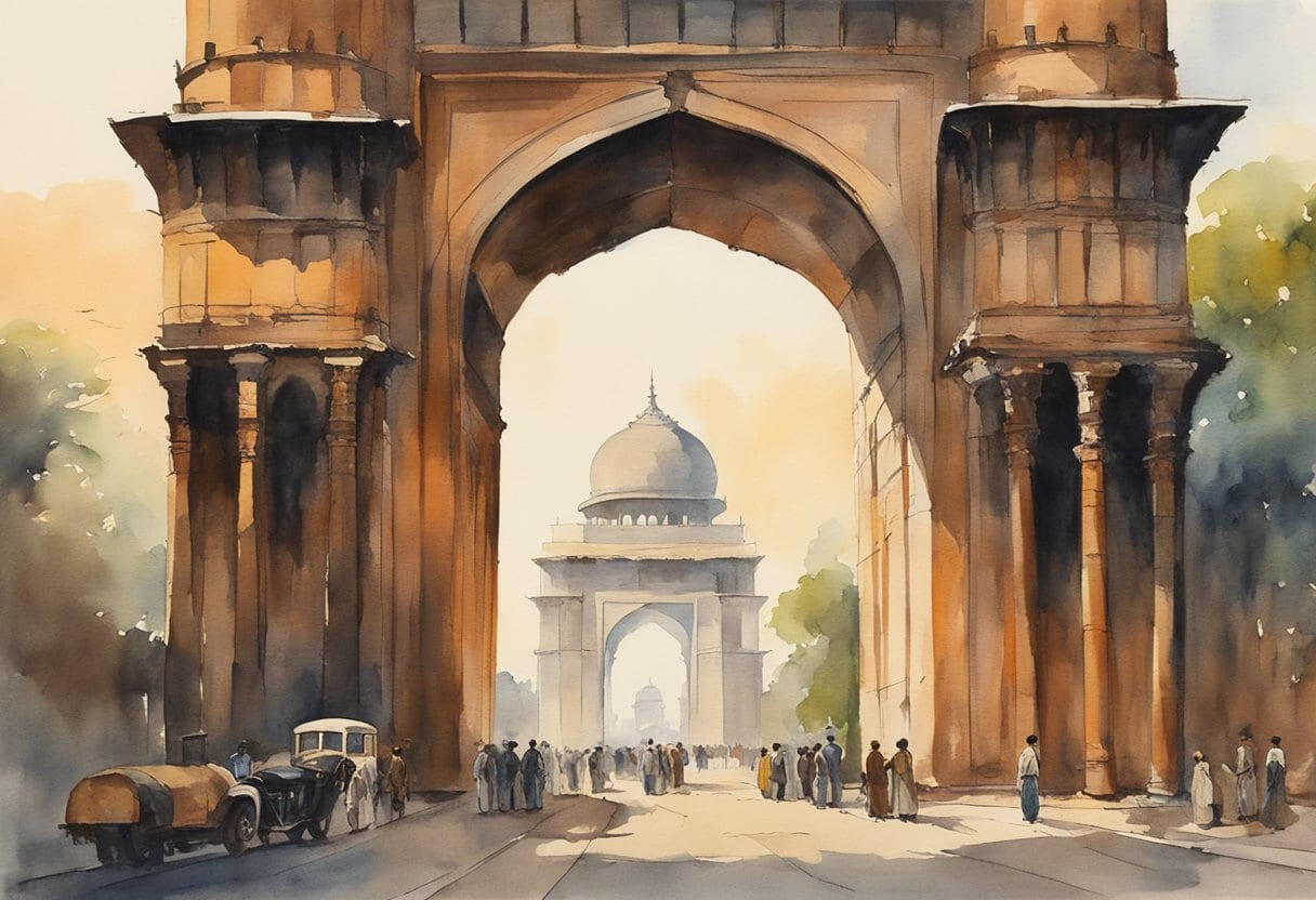 The Iron Pillar of Delhi stands tall, showcasing ancient metallurgical expertise with its impressive corrosion resistance