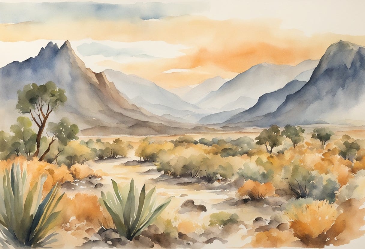 A rugged landscape with mountains, deserts, and jungles, showcasing various terrains and climates from around the world